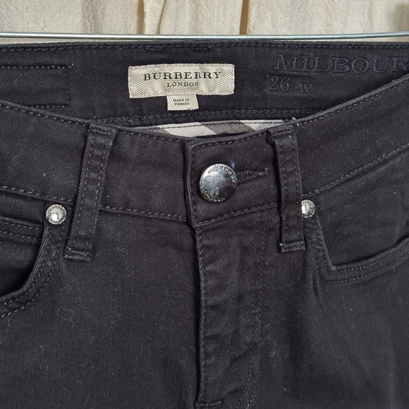 Burberry 26R black skinny jeans - Picture 1 of 6